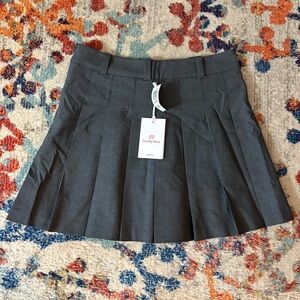 Grey Aritzia Olive Mini Skirt